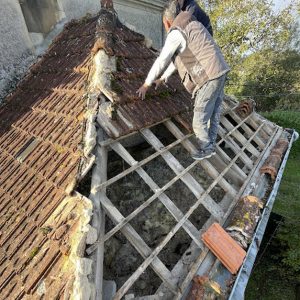 Nos réalisations toiture traditionnelle fêtage scellé